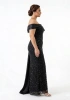 FAVELLA ABİYE ELBİSE 7191 - SİYAH