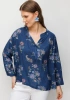 Mİ BLUZ 54554 - İNDİGO