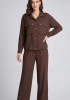 Mİ PANTOLON 85365 - KAHVE