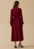 SCL ELBİSE 1311014 - BORDO