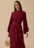 SCL ELBİSE 1311014 - BORDO