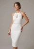 TREND ABİYE ELBİSE 3093 - EKRU