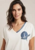 VEDİ TSHIRT 7043 - EKRU