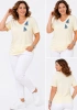 X-LİFE TSHIRT 7077 - SARI