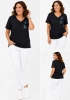 X-LİFE TSHIRT 7077 - SİYAH