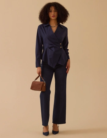 SEÇİL GÖMLEK 1510002 - LACİVERT