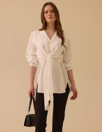 SEÇİL ŞIK GÖMLEK 1510003 - BEYAZ