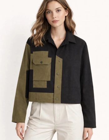 DOOP TRENÇKOT 8502 - LACİVERT