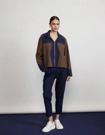 DOOP TRENÇKOT 8603 - LACİVERT