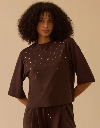 SEÇİL SWEAT 2310003 - KAHVE