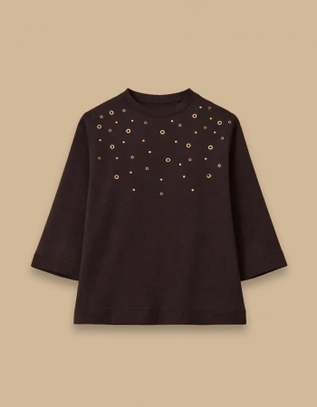 SEÇİL SWEAT 2310003 - SİYAH