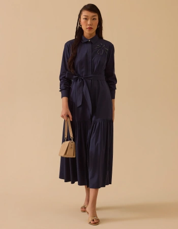 SCL ELBİSE 1311010 - LACİVERT