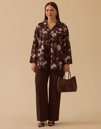 GALA-Xİ GÖMLEK 1514014 - KAHVE