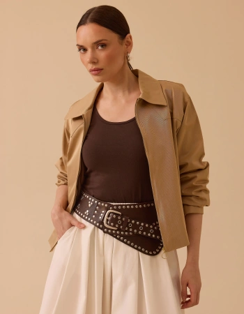 SEÇİL CEKET 1110003 - BEJ