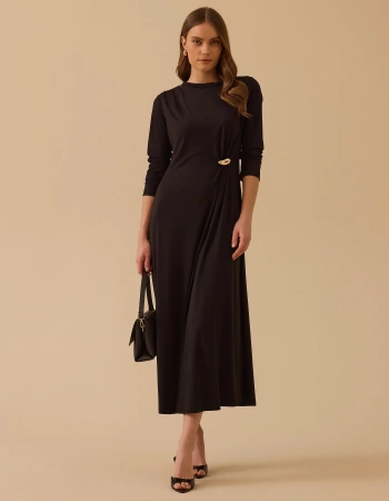 SCL ELBİSE 1311039 - SİYAH