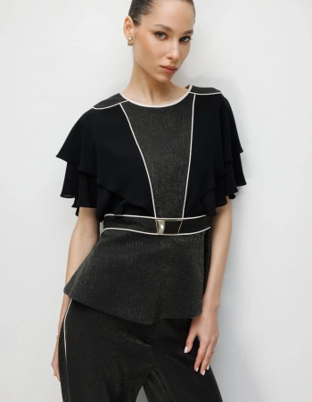 MODAİLGİ BLUZ 10099 - SİYAH