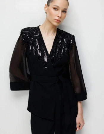 MODAİLGİ CEKET 75019 - SİYAH