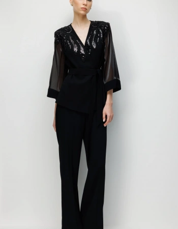 MODAİLGİ PANTOLON 45019 - SİYAH