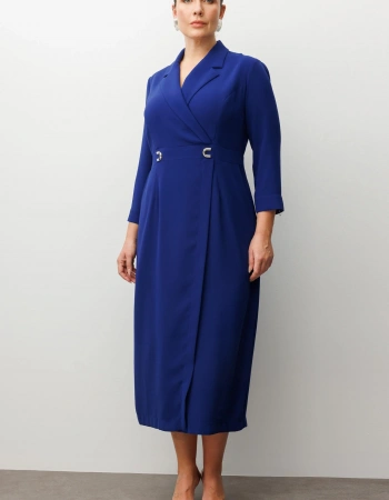 GİLDA ELBİSE 08056 - MORCİVERT