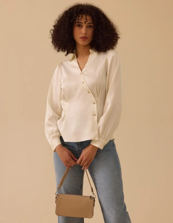 SEÇİL BLUZ 1810016 - EKRU