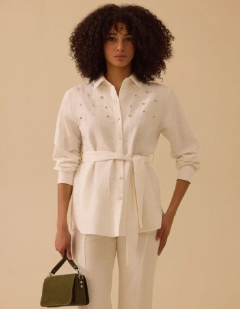 SEÇİL GÖMLEK 1510006 - BEYAZ