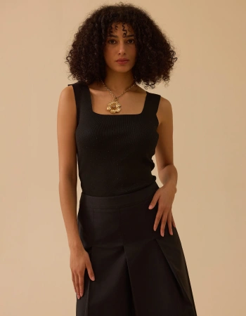 SEÇİL TRİKO ATLET 1710004 - SİYAH