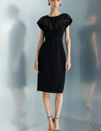 MODAİLGİ ELBİSE 60128 - SİYAH