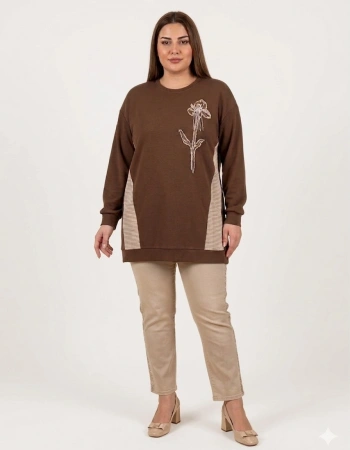 FUAT GÜRŞEN TUNİK 5366-1 - KAHVE