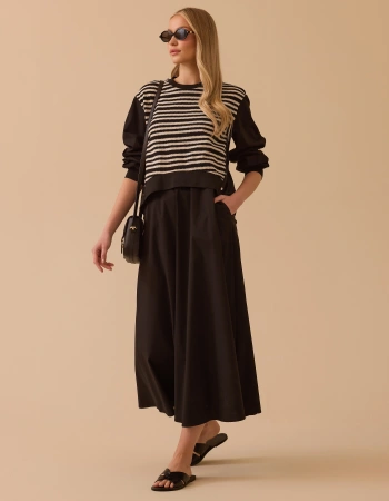 SCL ELBİSE 1311029 - SİYAH