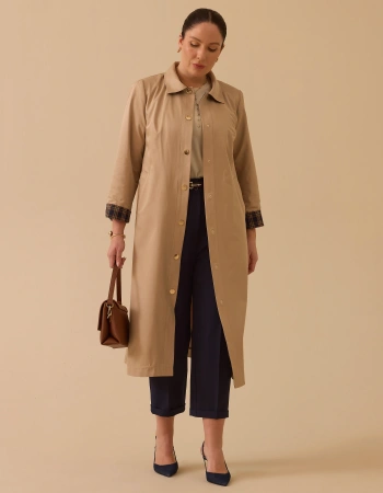 GALA-Xİ TRENÇKOT 2114002 - BEJ