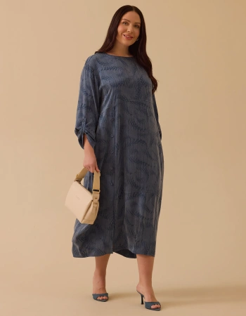 GALA-Xİ ELBİSE 1314022 - İNDİGO