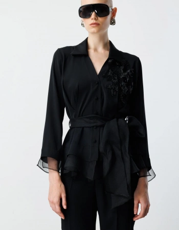 MODAİLGİ GÖMLEK 10019 - SİYAH