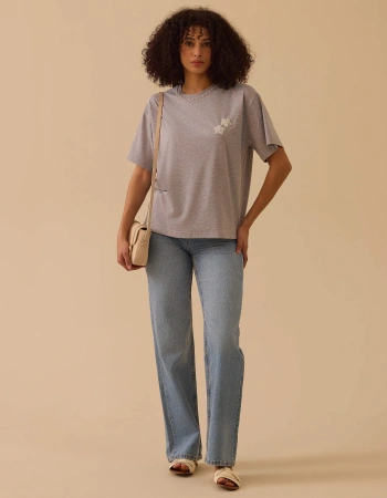 SEÇİL TSHIRT 2410011 - GRİ