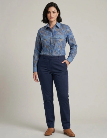 FLAŞ GÖMLEK 1153 - İNDİGO