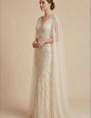 TİARA ABİYE ELBİSE 261183 - IVORY