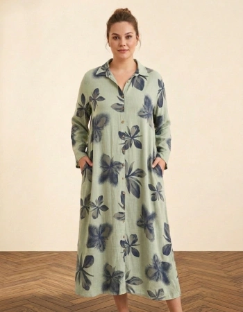 KHAOS ELBİSE 114 - YEŞİL