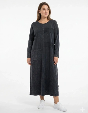 KHAOS ELBİSE 216 - SİYAH