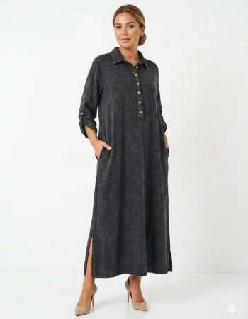 KHAOS ELBİSE 217 - SİYAH