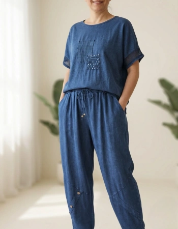 KHAOS PANTOLON 218 - İNDİGO