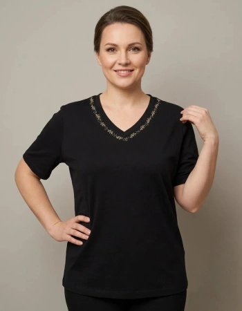 DESEN TSHIRT 26704 - SİYAH