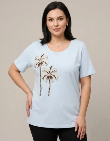 X-LİFE TSHIRT 7078 - MAVİ