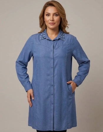 SEDNA TUNİK 7025 - LACİVERT