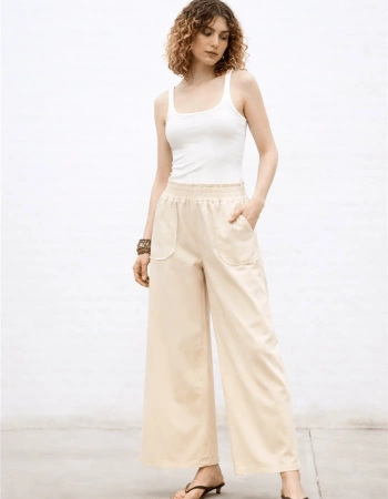 FASHION PANTOLON 336K - TAŞ