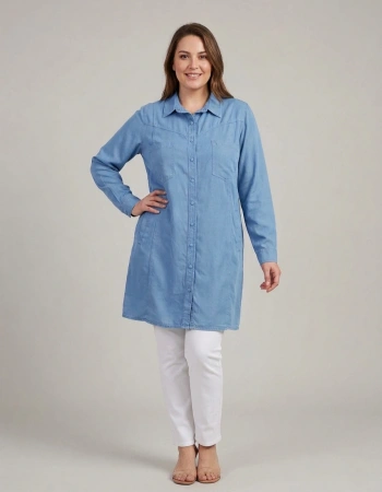 SEDNA TUNİK 7024 - MAVİ