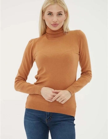 FASHION BALIKÇI YK KAZAK 780K1 - CAMEL