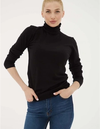 FASHION BALIKÇI YK KAZAK 780K1 - SİYAH