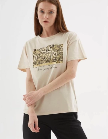 FASHION BLUZ 0062K - BEJ