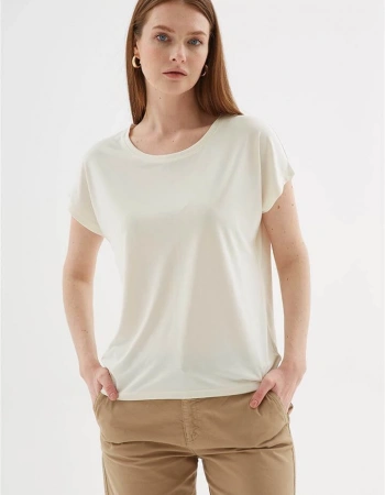 FASHION BLUZ 374K - EKRU