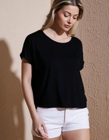 FASHION BLUZ 519K - SİYAH