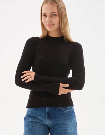 FASHION DİK YK KAZAK 112K1 - SİYAH